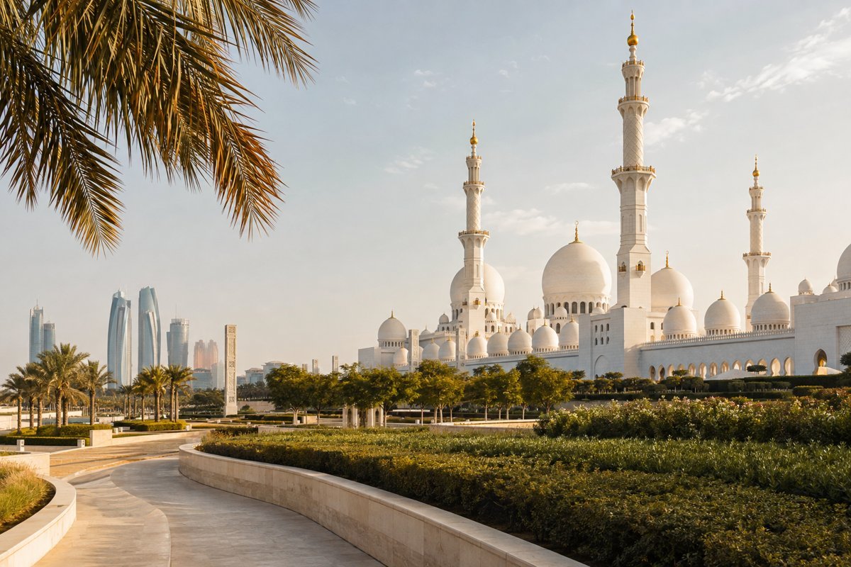 Illustrative city view of Abu Dhabi
