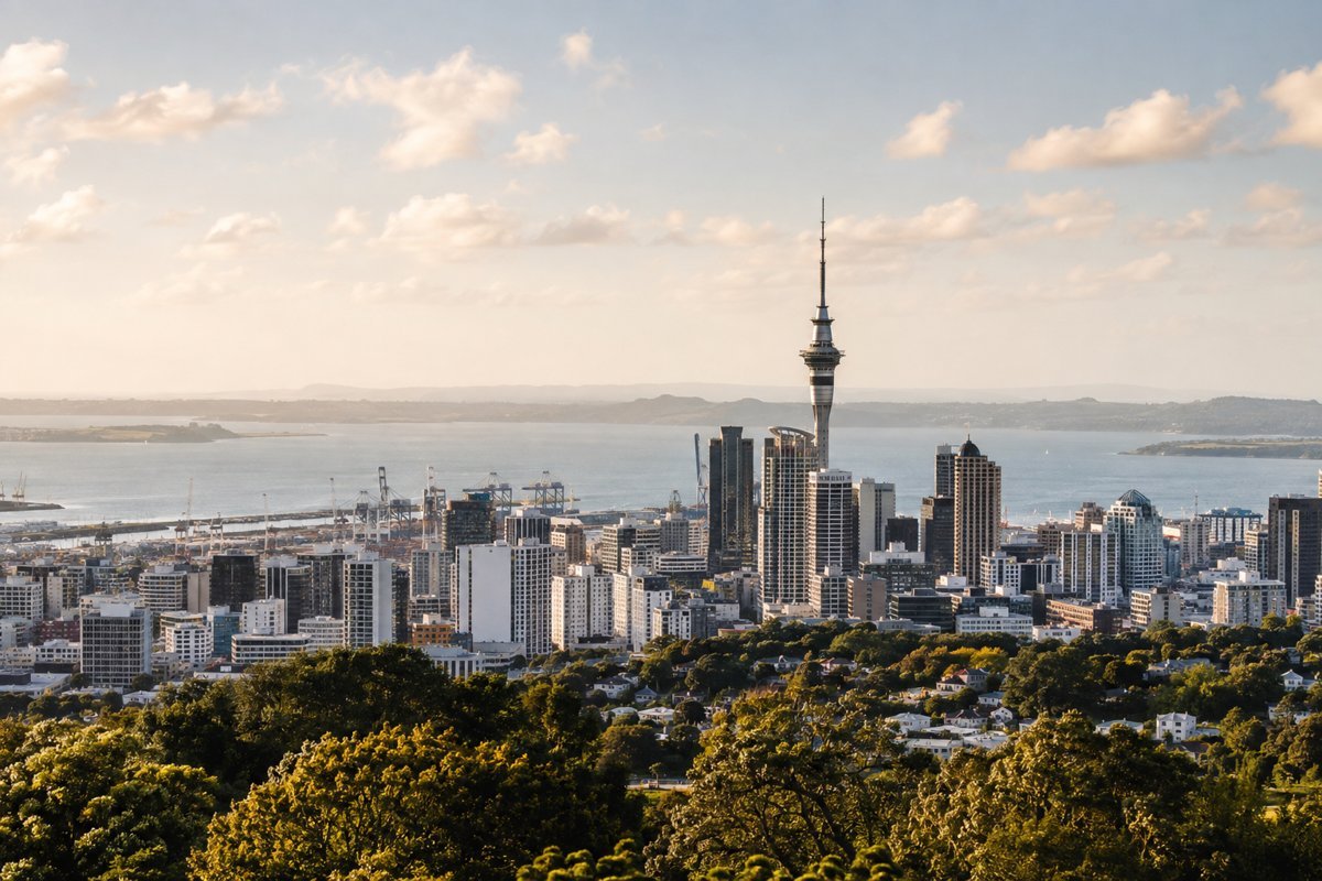 Illustrative city view of Auckland