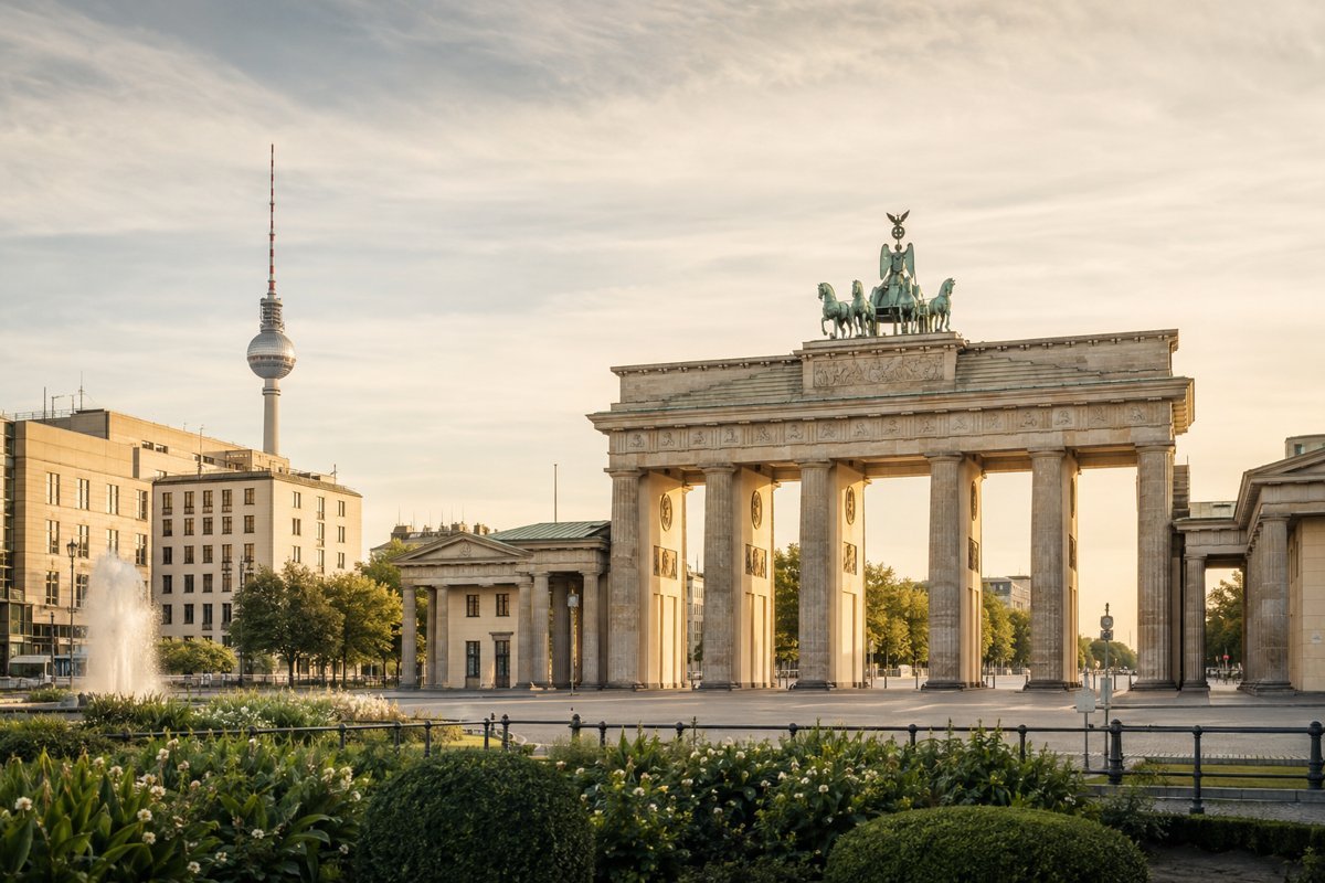 Illustrative city view of Berlin