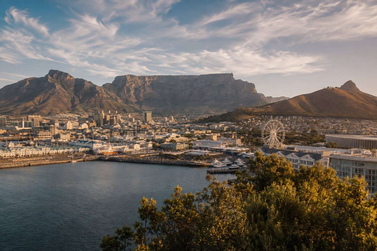 Illustrative city view of Cape Town