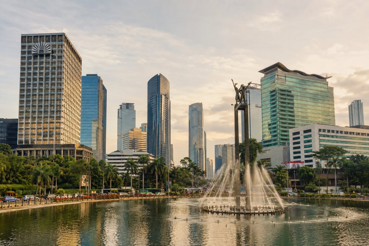 Illustrative city view of Jakarta