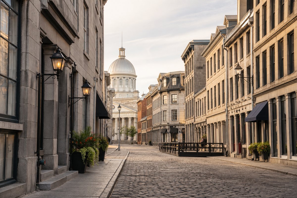 Illustrative city view of Montreal