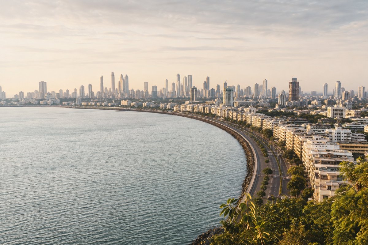 Illustrative city view of Mumbai