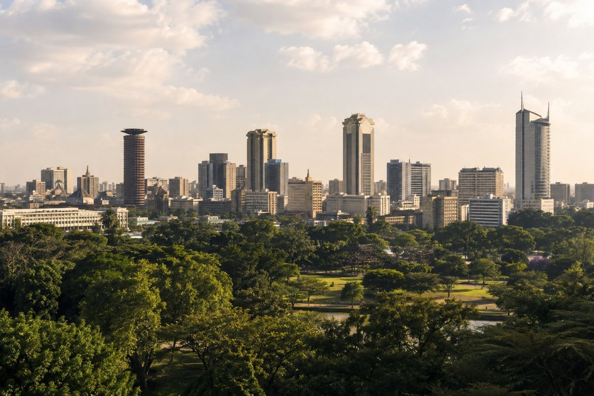 Illustrative city view of Nairobi
