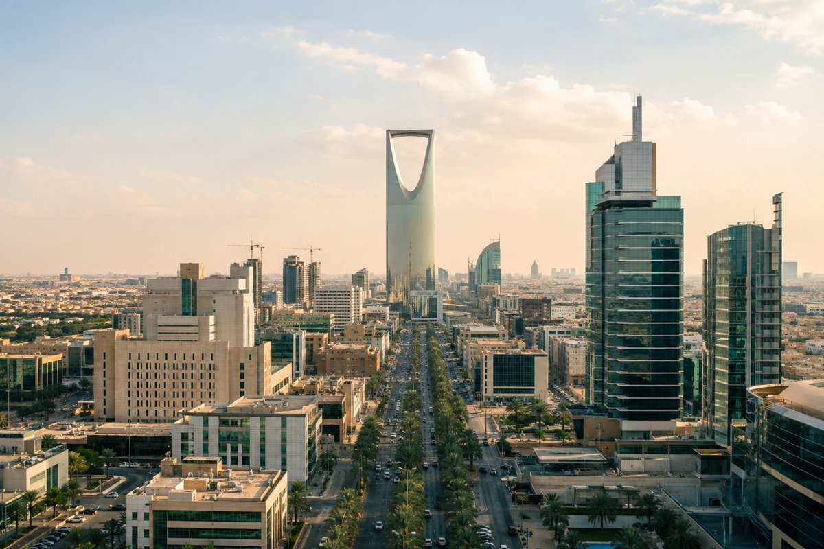 Illustrative city view of Riyadh