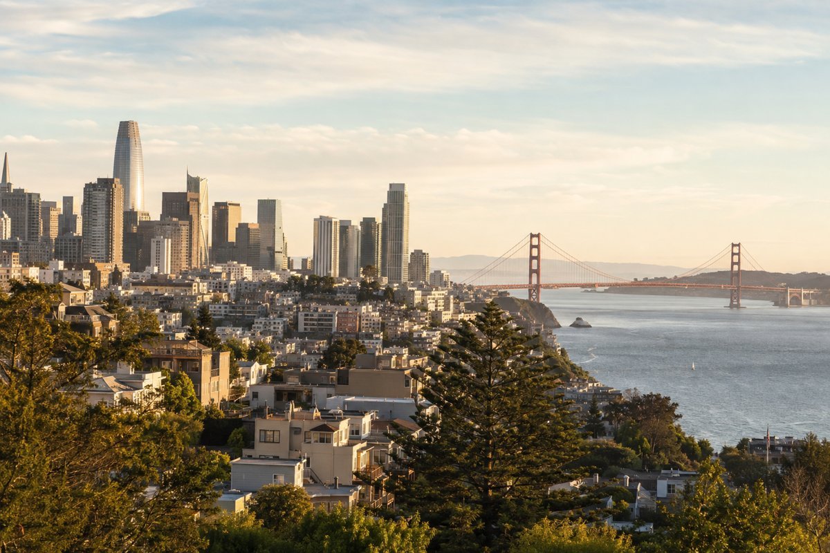 Illustrative city view of San Francisco