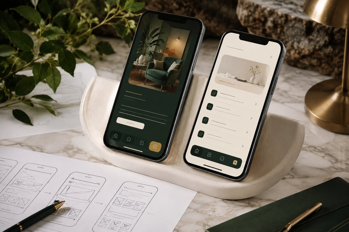 Mobile applications — illustrative creative and working environment