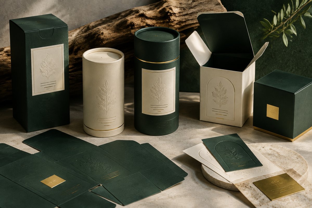 Packaging & labels — illustrative creative and working environment
