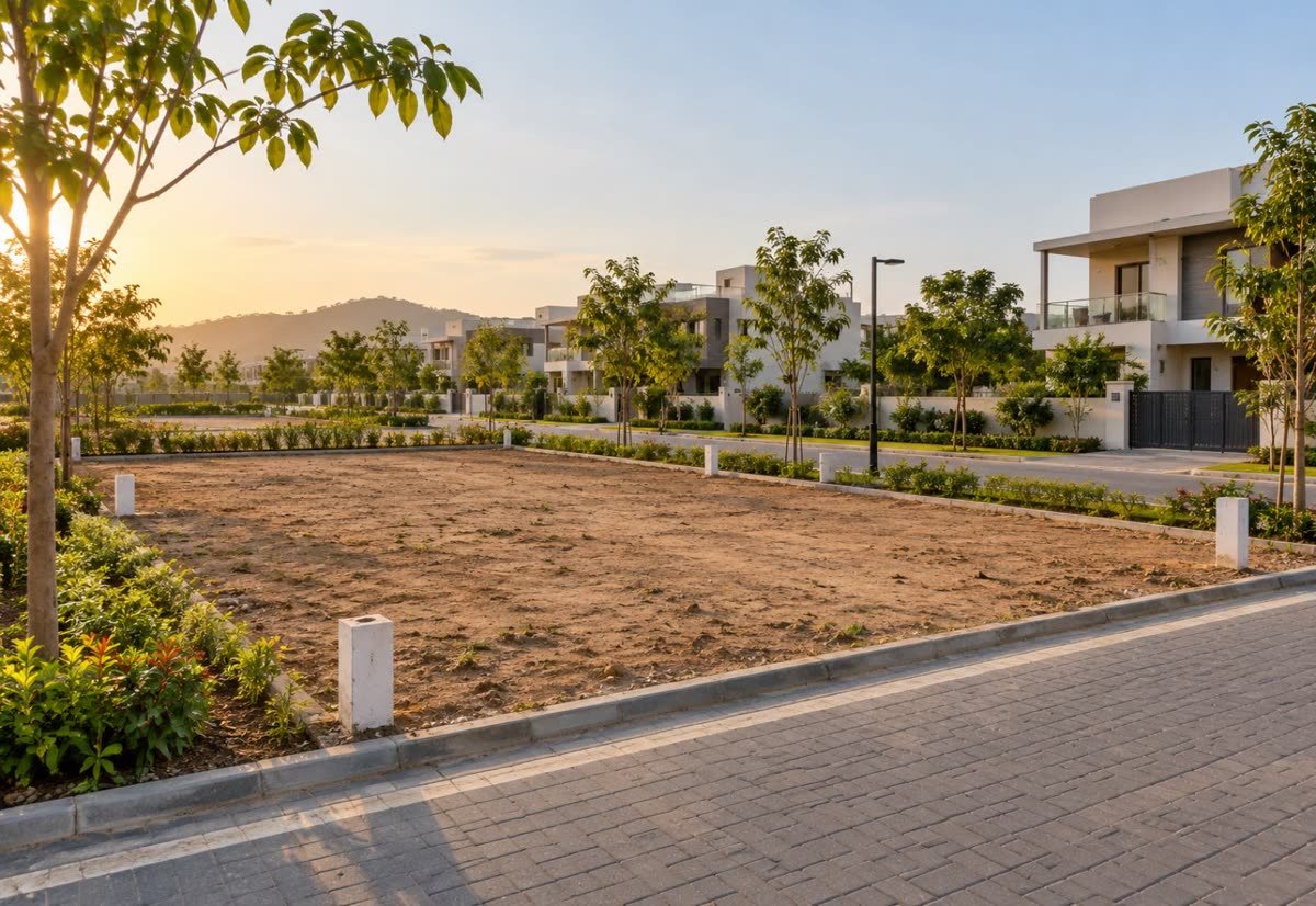 Corner plot, gated township