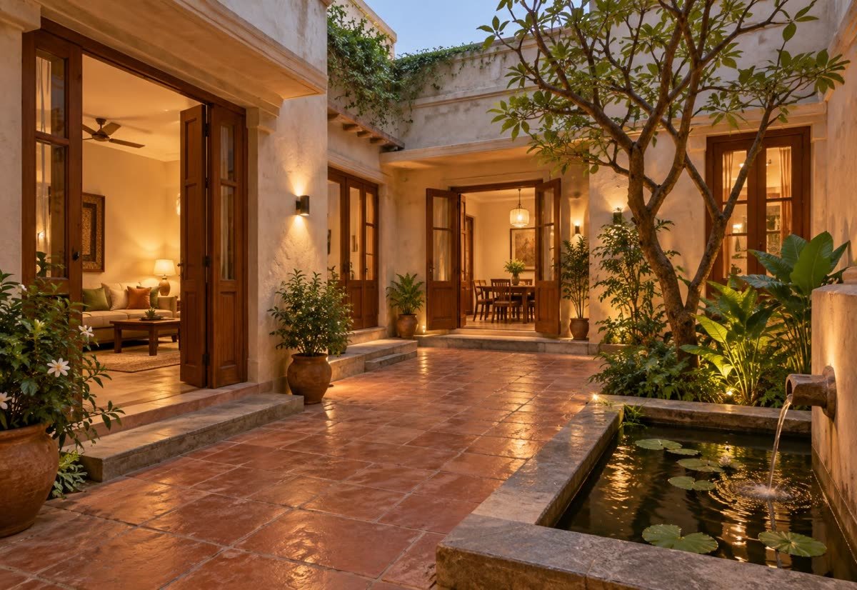 Courtyard Villa with study